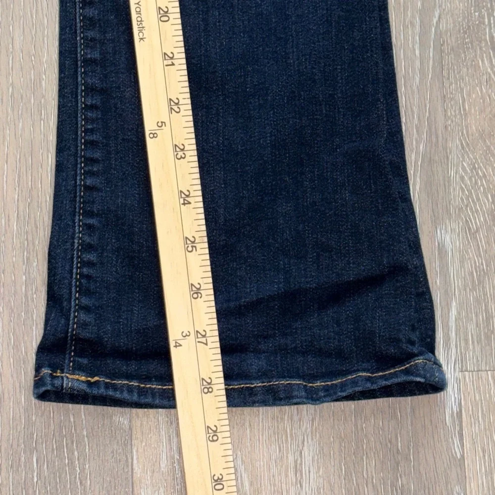 Gap 1969 Sexy Boot Jeans 28p Dark Indigo Rinse Mid Rise Bootcut Denim Womens